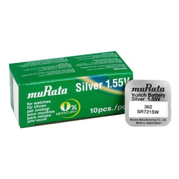 Murata 362 / SR721SW Silver Oxide Button Cell Battery