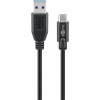 Goobay USB-C to USB-A Cable 0.5m Black