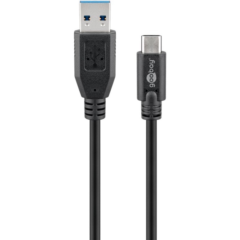 Goobay USB-C to USB-A Cable 0.5m Black
