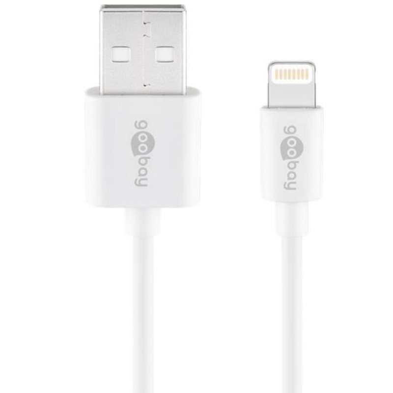 Goobay 1m Lightning Cable White
