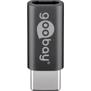 Goobay USB-C to USB 2.0 Micro-B Adapter Grey