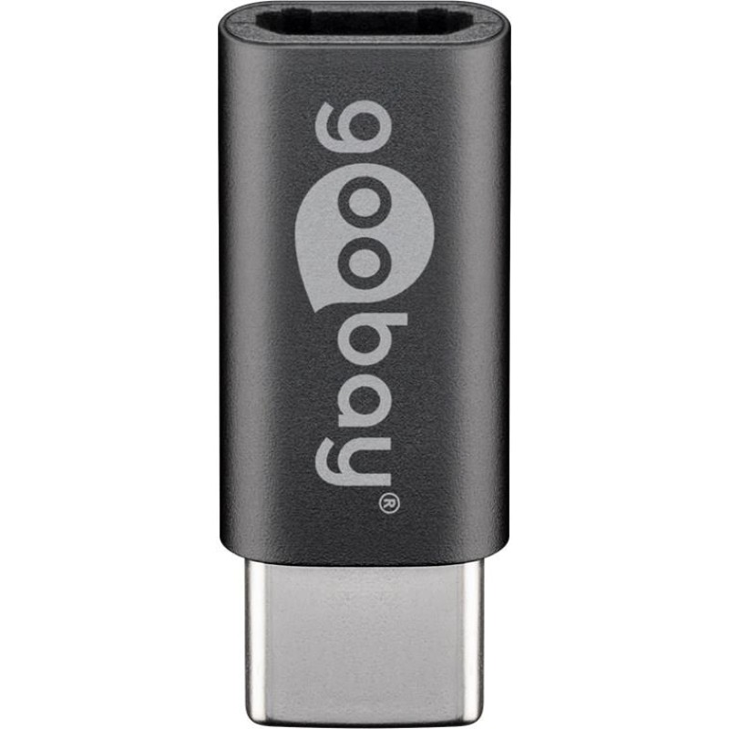 Goobay USB-C to USB 2.0 Micro-B Adapter Grey