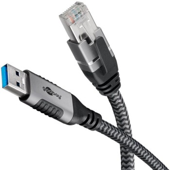 Goobay USB-C 3.0 to RJ45 Ethernet Cable 3m