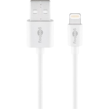Goobay 0.5m USB-A to Lightning Cable White