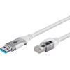 Goobay USB-A 3.0 to RJ45 Ethernet Cable 1m