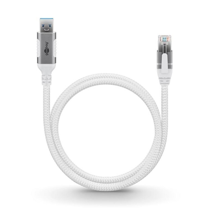 Goobay USB-A 3.0 to RJ45 Ethernet Cable 3m