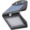 Goobay LED Solar Wall Light with Motion Sensor, 4 W, Black