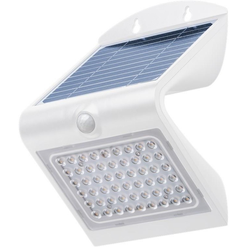Goobay LED Solar Wall Light with Motion Sensor, 4 W, White