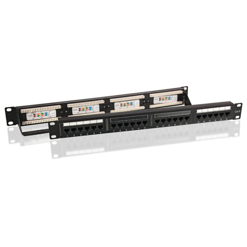Goobay Cat6 24-Port Patch Panel