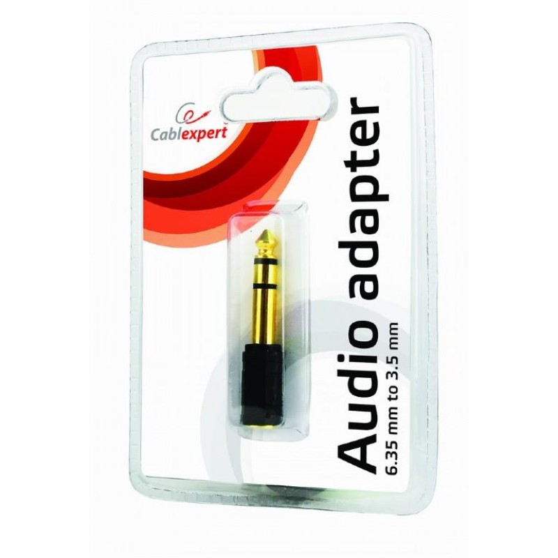Cablexpert 6.35mm Male to 3.5mm Female Audio Jack Adapter