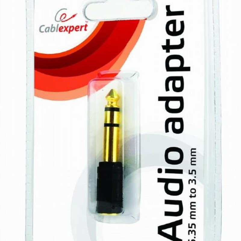 Cablexpert 6.35mm Male to 3.5mm Female Audio Jack Adapter