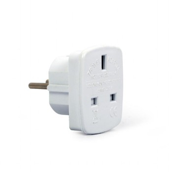 Gembird UK to EU AC Power Adapter