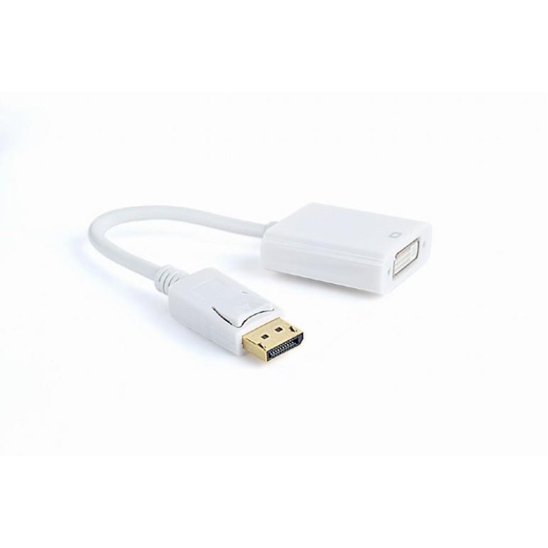 Cablexpert DisplayPort to DVI Adapter White