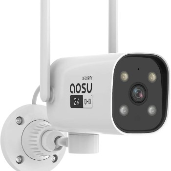 AOSU C4L Security Camera 2K QHD Outdoor Color Night Vision