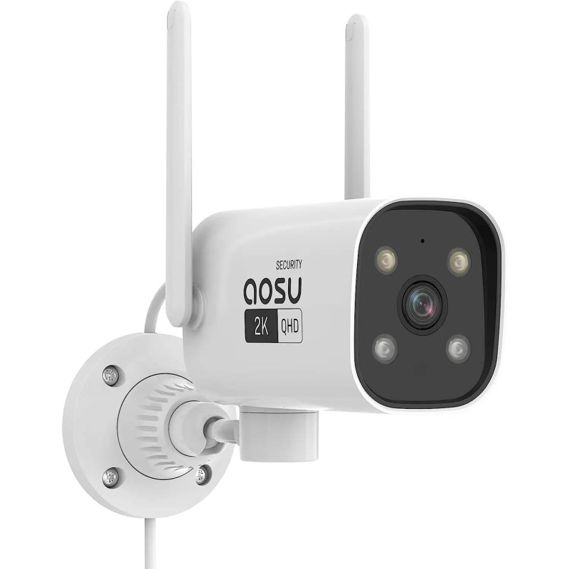AOSU C4L Security Camera 2K QHD Outdoor Color Night Vision