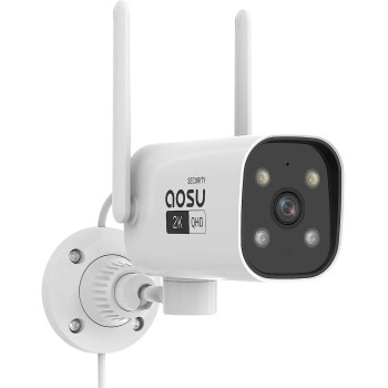 AOSU C4L Security Camera 2K QHD Outdoor Color Night Vision
