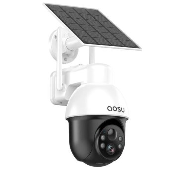 AOSU C9E Solar Security Camera Wireless Outdoor 3K 5MP Battery
