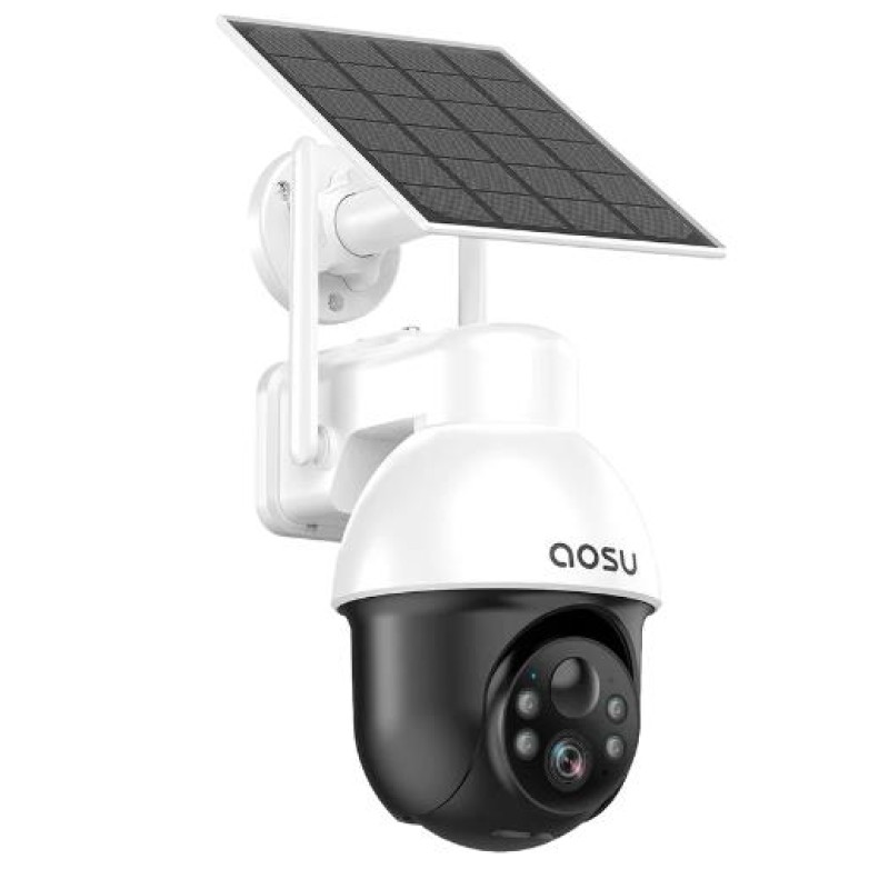 AOSU C9E Solar Security Camera Wireless Outdoor 3K 5MP Battery