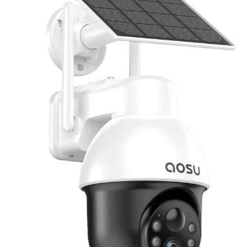 AOSU C9E Solar Security Camera Wireless Outdoor 3K 5MP Battery
