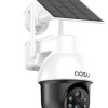 AOSU Solar Security Camera Wireless Outdoor Panoramic PTZ