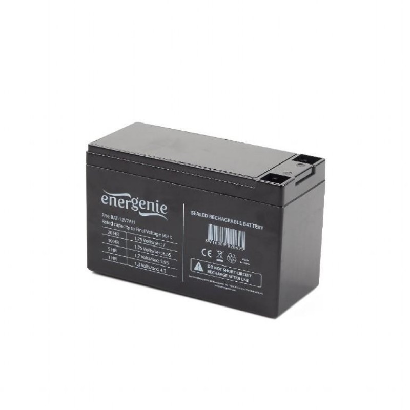 Energenie Lead Acid Battery 12V 7Ah