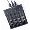 Energenie Ni-MH + Li-ion Fast Battery Charger Black