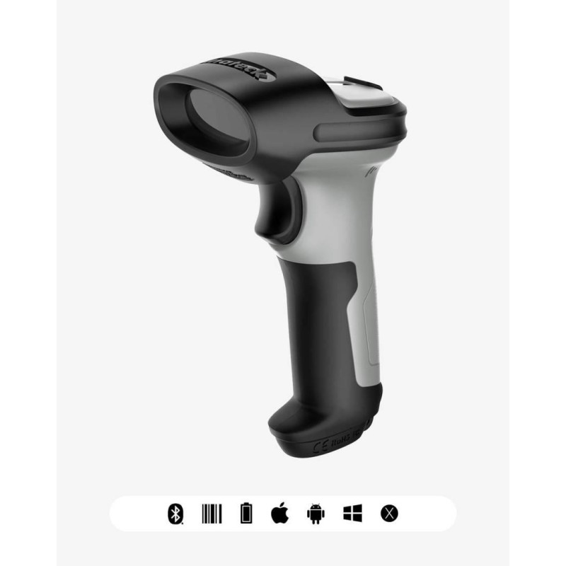 Inateck BCST-70 1D Bluetooth Barcode Scanner Grey