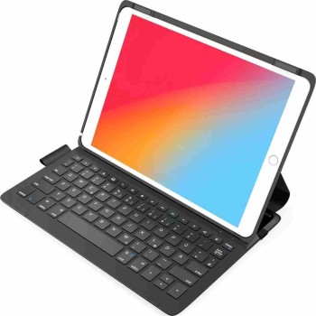 Inateck Qwerty Keyboard Case For Ipad 9Th Gen 10.2" Black
