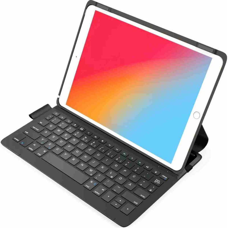 Inateck Qwerty Keyboard Case For Ipad 9Th Gen 10.2 Black