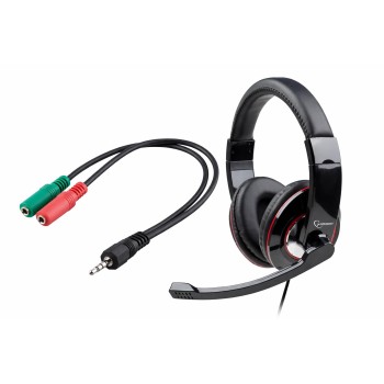 Gembird MHS001 Headset & Goobay 50467 Adapter Combo