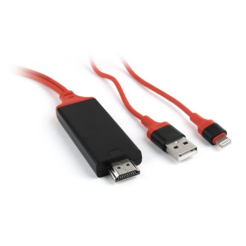 Cablexpert MHL HDMI to Apple/Lightning Cable 1.8m