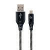 Cablexpert Cotton Braided Micro-USB Cable 2m