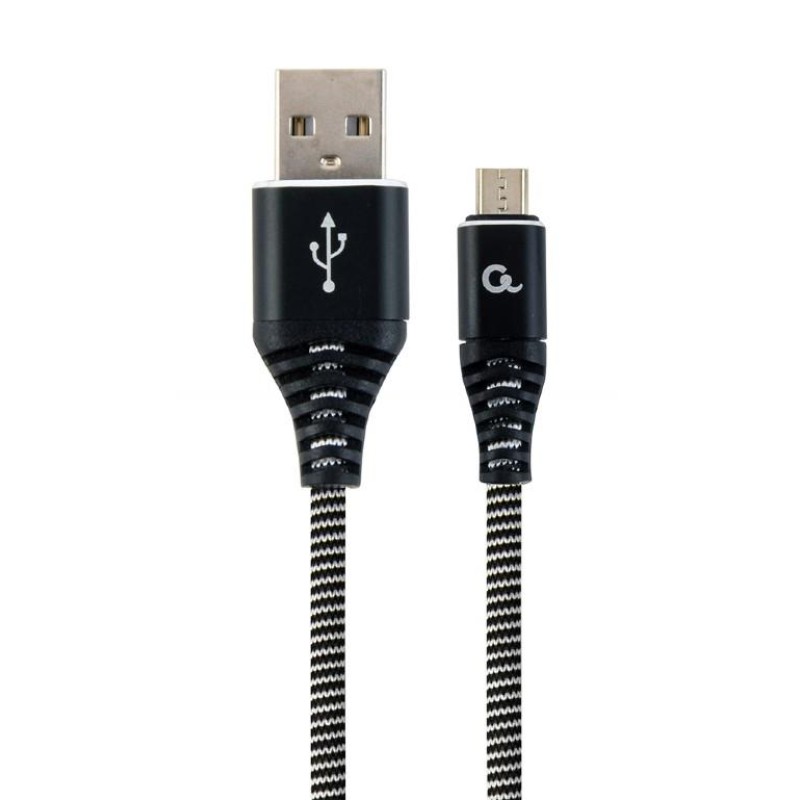 Cablexpert Cotton Braided Micro-USB Cable 2m