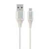 Cablexpert Cotton Braided Micro-USB Cable 2m