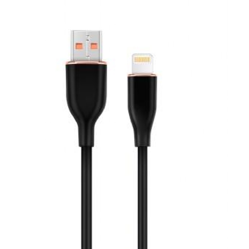 Cablexpert Premium Silicon USB Type-A to 8-Pin Cable 1.5m Black