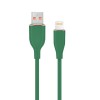 Cablexpert Premium Silicon USB Type-A to 8-Pin Cable 1.5m Green