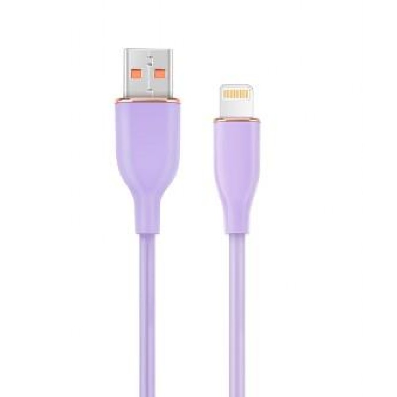 Cablexpert Premium Silicon USB Type-A to 8-Pin Cable 1.5m Violet