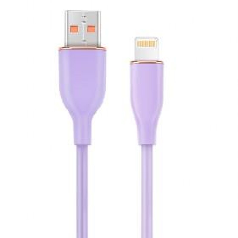 Cablexpert Premium Silicon USB Type-A to 8-Pin Cable 1.5m Violet