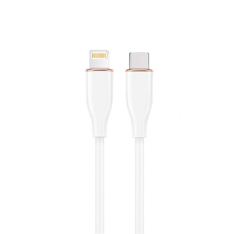Cablexpert Premium Silicon USB Type-C to 8-Pin Cable 1.5m White
