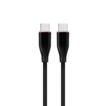 Cablexpert Premium Silicon USB Type-C PD Cable 1.5m Black
