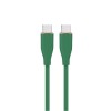 Cablexpert Premium Silicon USB Type-C PD Cable 1.5m Green