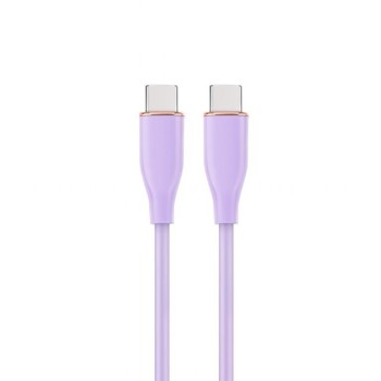Cablexpert Premium Silicon USB Type-C PD Cable 1.5m Violet
