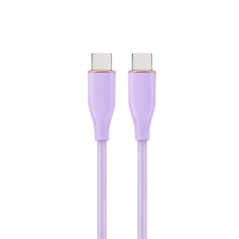 Cablexpert Premium Silicon USB Type-C PD Cable 1.5m Violet