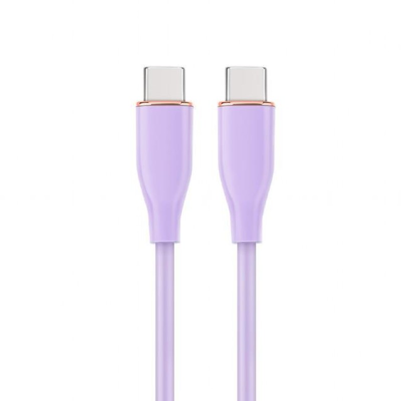 Cablexpert Premium Silicon USB Type-C PD Cable 1.5m Violet
