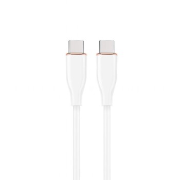 Cablexpert Premium Silicon USB Type-C PD Cable 1.5m White