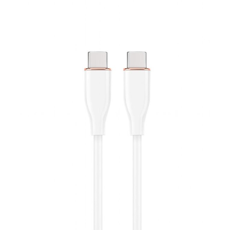Cablexpert Premium Silicon USB Type-C PD Cable 1.5m White