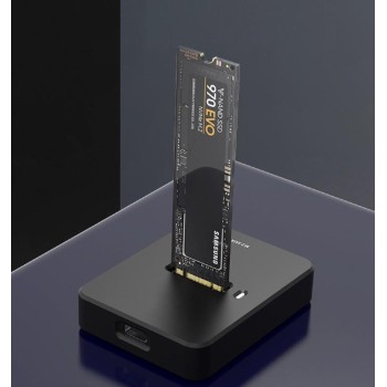 Gembird Desktop USB Type-C M.2 SATA & NVMe SSD Drive Docking Station