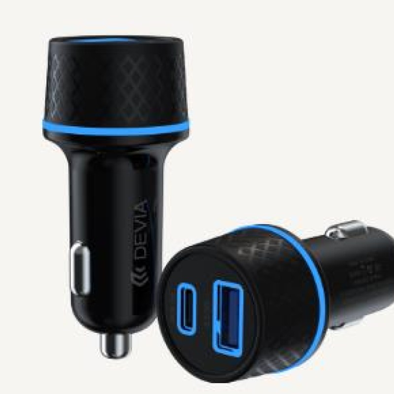 DEVIA CAR CHARGER USB+USBC 30W