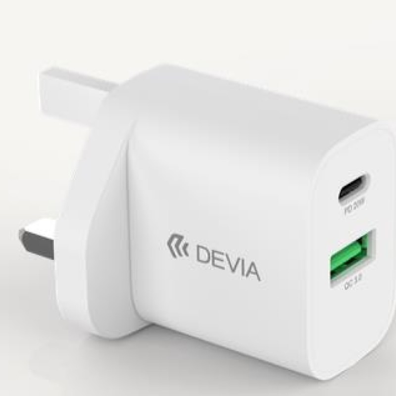 Devia Smart Series 20W PD & QC Quick Charger UK V2