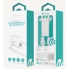 Devia Smart Series 2.4A Dual USB Charger Set with USB-C Cable (UK PLUG) White